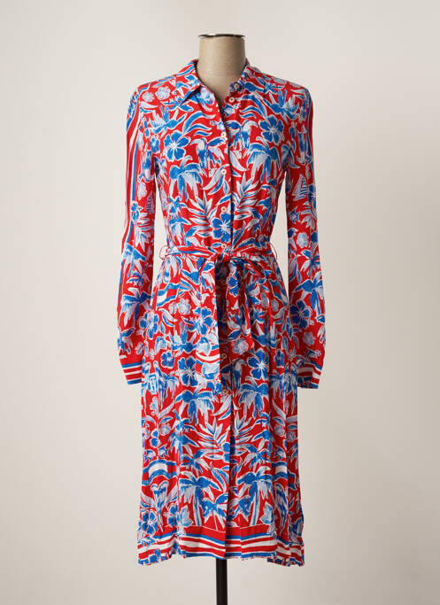 Rochie midi roșu TOMMY HILFIGER femeie