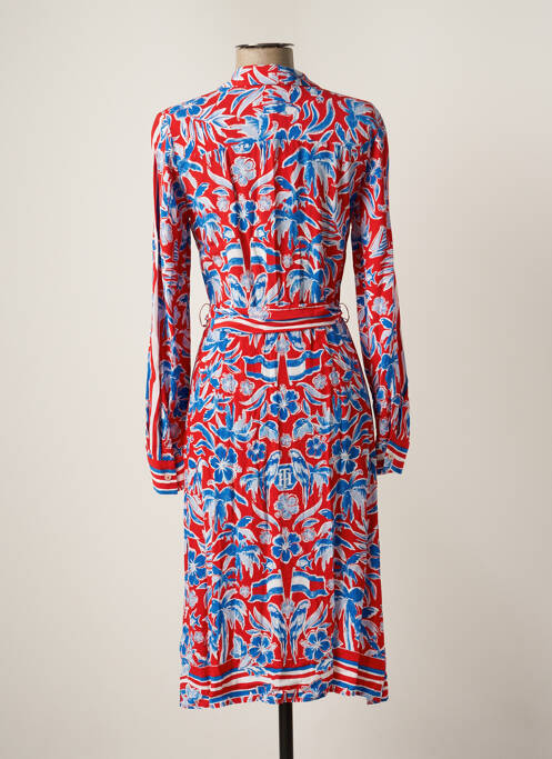Rochie midi roșu TOMMY HILFIGER femeie