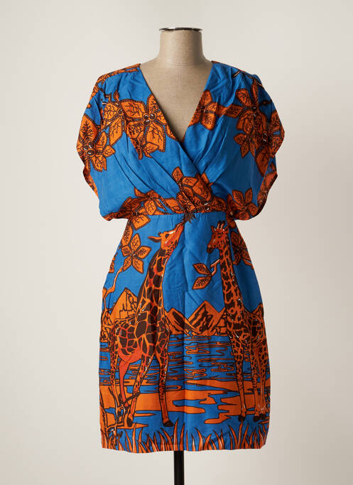 Rochie midi albastru VICTORIO & LUCCHINO femeie