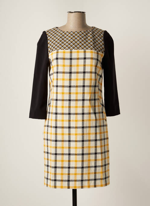 Rochie scurtă galben TRUSSARDI JEANS femeie