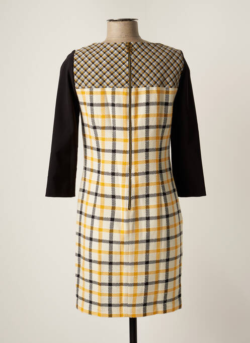 Rochie scurtă galben TRUSSARDI JEANS femeie