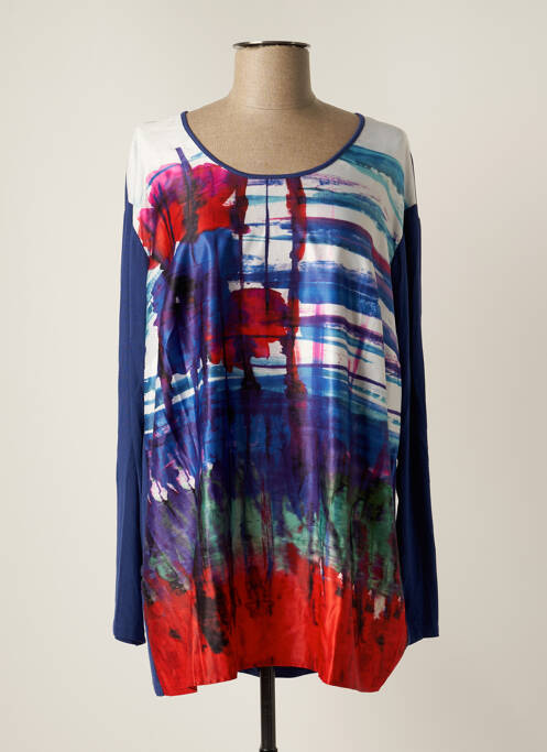 Tunică mâneci lungi albastru ELENA MIRO femeie