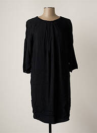 Rochie midi croială fluidă mâneci lungi negru TRUSSARDI JEANS femeie
