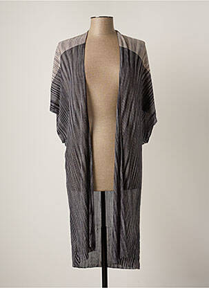 Vestă cu mâneci scurte gri ELENA MIRO femeie