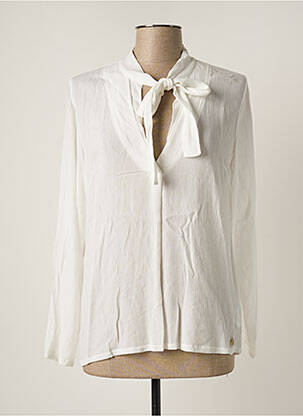 Bluză alb TRUSSARDI JEANS femeie