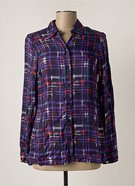 Cămașă țesătură poplin mâneci lungi violet TRUSSARDI JEANS femeie