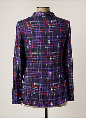Cămașă țesătură poplin mâneci lungi violet TRUSSARDI JEANS femeie
