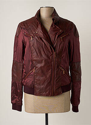 Geci din piele ecologică roșu TRUSSARDI JEANS femeie