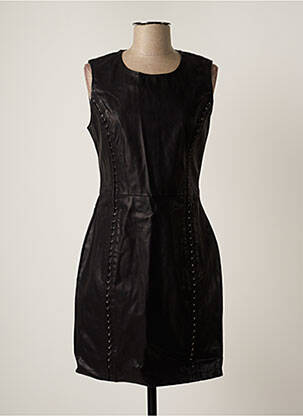 Rochie scurtă fără mâneci fără mâneci negru TRUSSARDI JEANS femeie