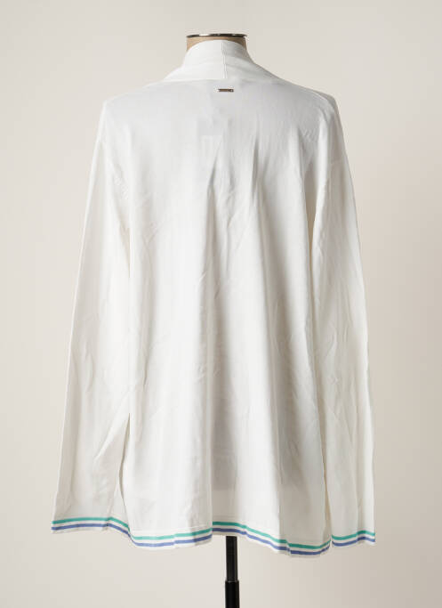 Vestă cu mâneci lungi alb ELENA MIRO femeie