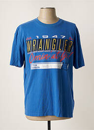 Tricou croială dreaptă mâneci scurte albastru WRANGLER homme