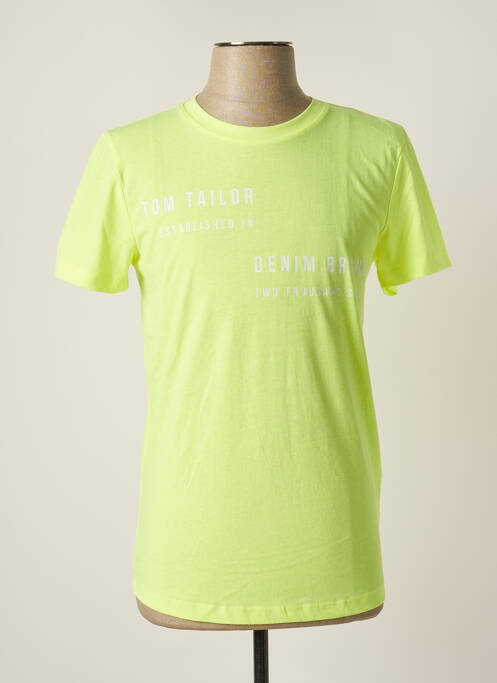 Tricou galben TOM TAILOR bărbat