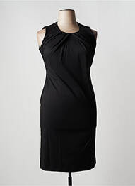 Rochie midi fără mâneci fără mâneci negru TRUSSARDI JEANS femeie