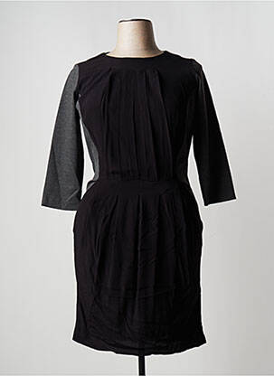 Rochie midi mâneci 3/4 mâneci 3/4 gri TRUSSARDI JEANS femeie