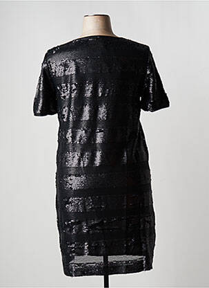 Rochie midi mâneci scurte mâneci scurte negru VICTORIO & LUCCHINO femeie