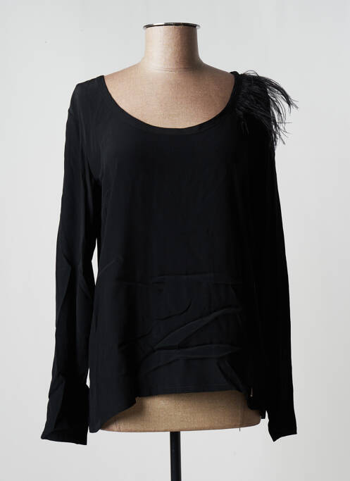 Top negru TRUSSARDI JEANS femeie