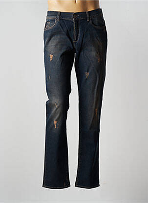 Blugi cu croială dreaptă albastru TRUSSARDI JEANS bărbat