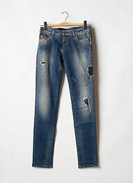 Blugi cu croială slim subțire mărime normală albastru TRUSSARDI JEANS femeie