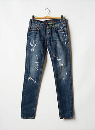 Blugi cu croială slim subțire talie joasă albastru TRUSSARDI JEANS femeie