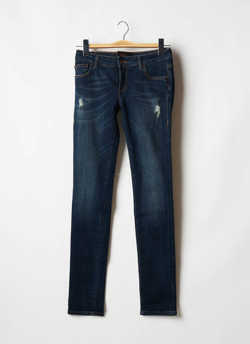 Blugi skinny albastru TRUSSARDI JEANS femeie
