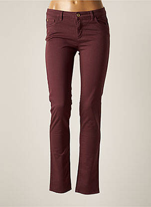 Pantalon slim elasticitate mărime normală roșu TRUSSARDI JEANS femeie