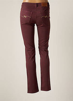 Pantalon slim elasticitate mărime normală roșu TRUSSARDI JEANS femeie
