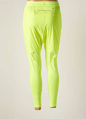 Trening fluorescent talie înaltă galben SWEET PANTS femeie