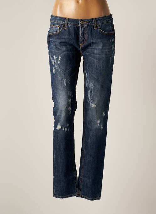 Blugi cu croială slim subțire talie joasă albastru TRUSSARDI JEANS femme