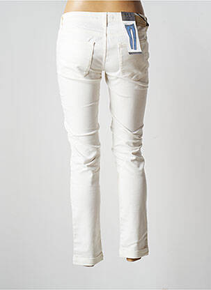 Blugi cu croială slim subțire talie joasă bej TRUSSARDI JEANS femeie
