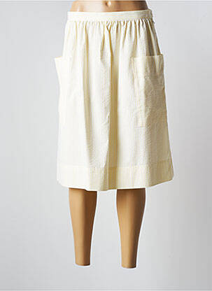 Fustă midi galben COMPTOIR DES COTONNIERS femeie