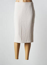 Fustă midi talie cu cleme bej ELENA MIRO femme