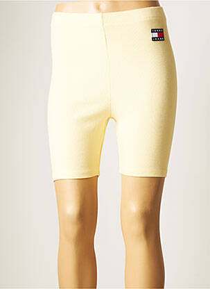 Pantalon de ciclism țesătură jersey galben TOMMY HILFIGER femeie