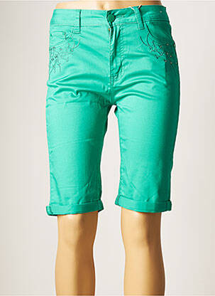 Pantalon de ciclism verde KY CREATION femeie