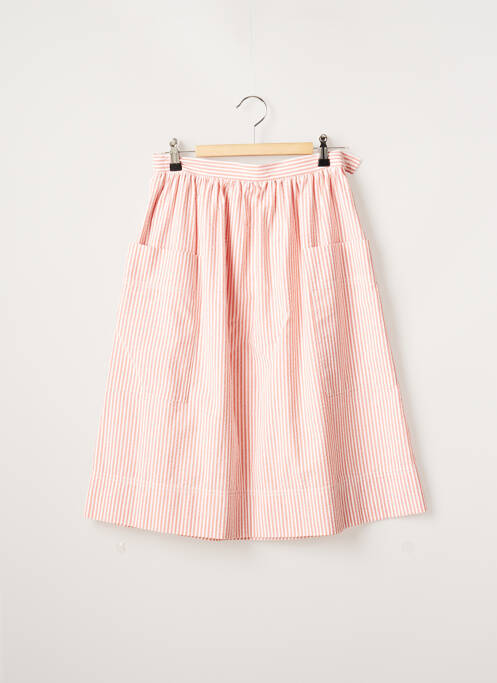 Fustă midi roz COMPTOIR DES COTONNIERS femeie