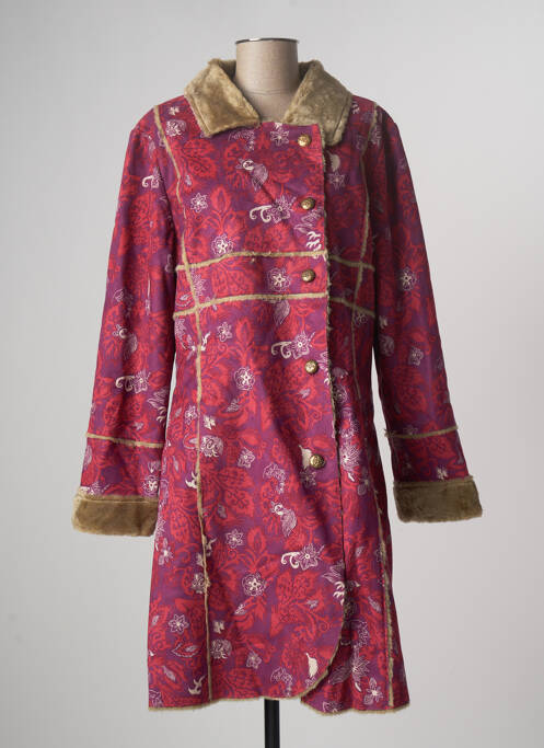 Palton lung roz LA FIANCEE DU MEKONG femeie