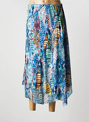 Fustă lungă albastru PAUSE CAFE femeie