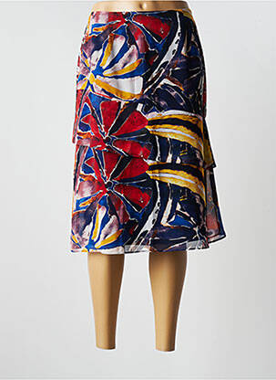 Fustă midi albastru PAUSE CAFE femeie