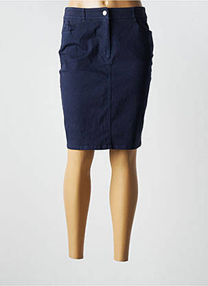 Fustă midi albastru PAUSE CAFE femeie