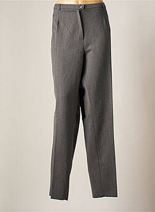 Pantalon drept elasticitate talie înaltă gri CHRISTIAN MARRY femme