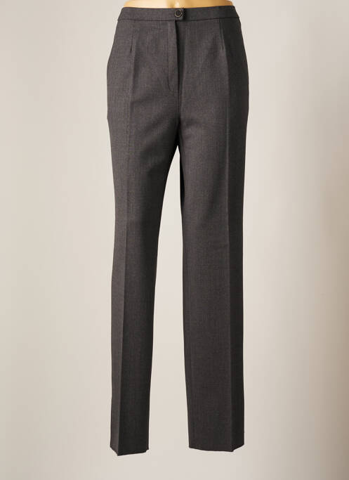 Pantalon drept elasticitate talie înaltă negru KARTING femme