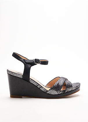 Sandale/Pantofi decupați negru FUGITIVE BY FRANCESCO ROSSI femeie