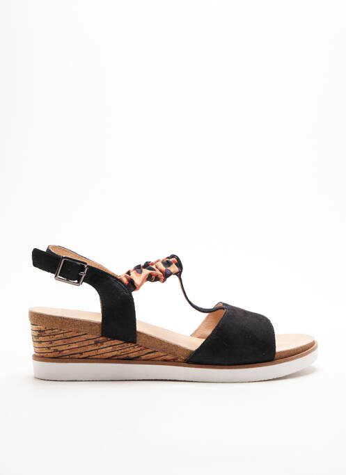 Sandale/Pantofi decupați negru FUGITIVE BY FRANCESCO ROSSI femeie