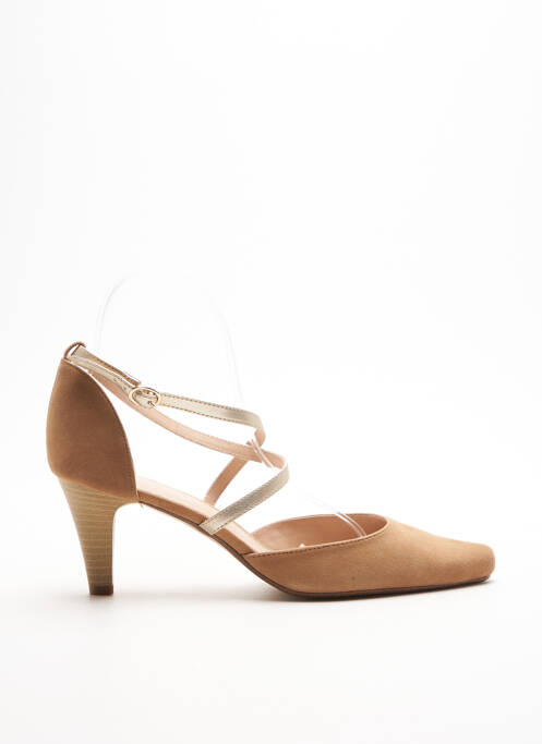 Pantofi cu toc maro SWEET femeie