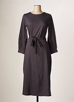 Rochie midi mâneci lungi mâneci lungi gri RAGWEAR femme