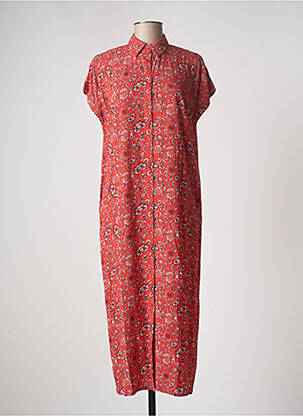 Rochie midi roșu FIVE femeie