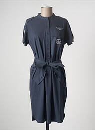 Rochie midi mâneci scurte mâneci scurte albastru AERONAUTICA femeie
