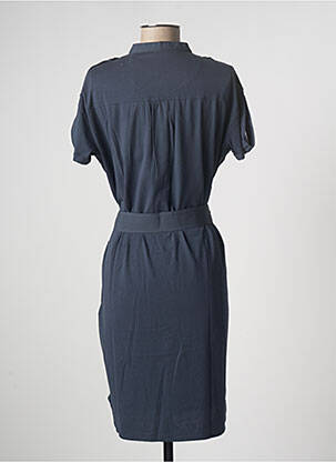 Rochie midi mâneci scurte mâneci scurte albastru AERONAUTICA femeie