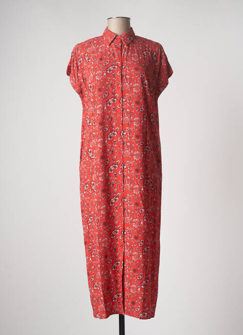 Rochie midi roșu FIVE femeie