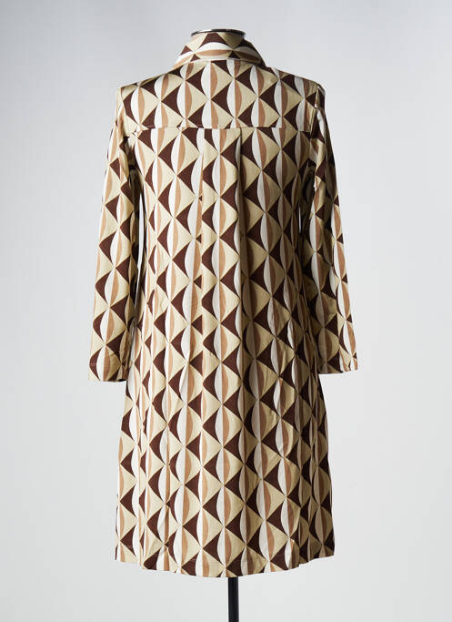 Rochie midi bej MALIPARMI femeie