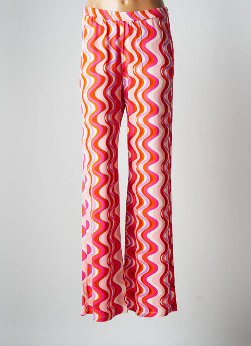 Pantalon larg roz MAYJUNE femeie